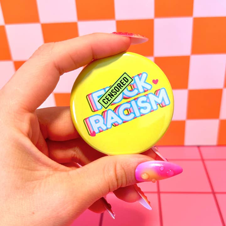 Stickers+ X Ashley Bexar - Wholesale Lapel Pin/Button - Inclusive Liberal Feminist Button Pin Pinback Button0