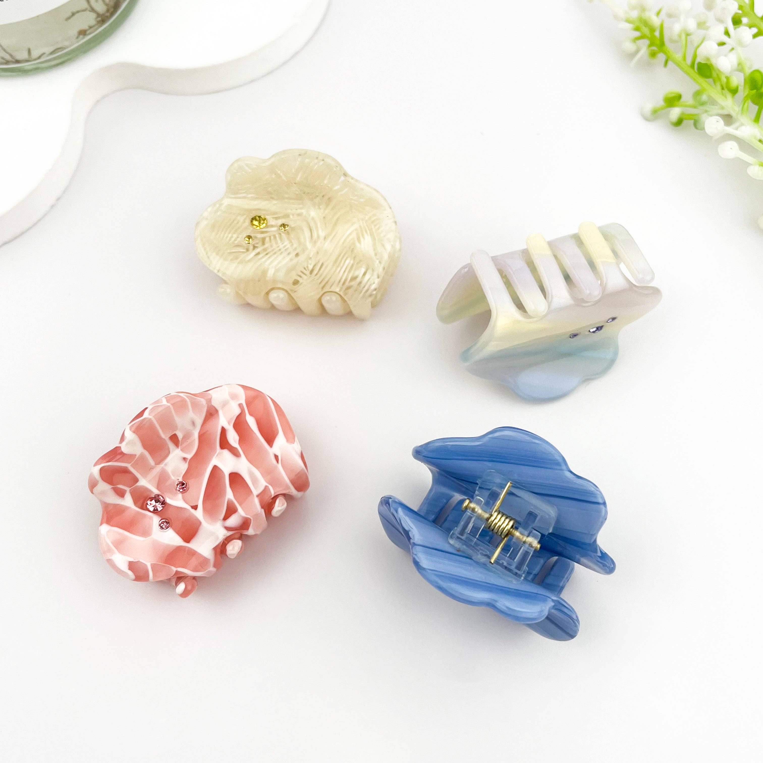 mildstyles - Wholesale Hair Clip - Women's - Dreamy Rhinestone Cloud Acetate Hair Claw Clip2