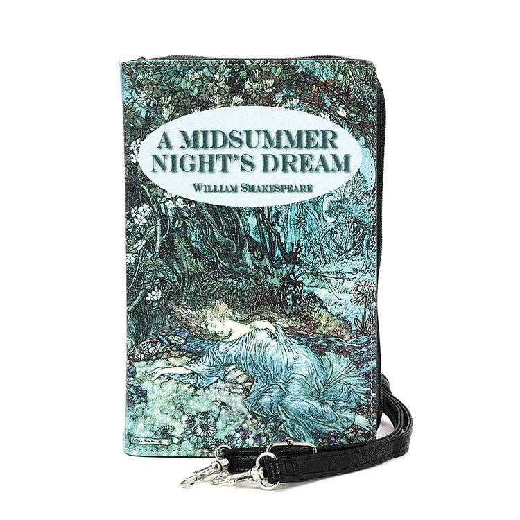 COMECO INC - Wholesale Clutch Bag - Women's - A Midsummer Night's Dream Book Clutch Bag in Vinyl
