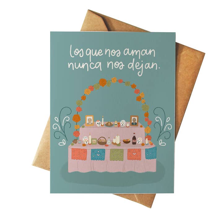 Los Que Nos Aman Nunca Nos Dejan for wholesale by Mazapan Paper Co.