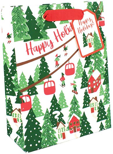 LoveVivid - Wholesale Gift Bag - Holiday Chalet Med Bag0