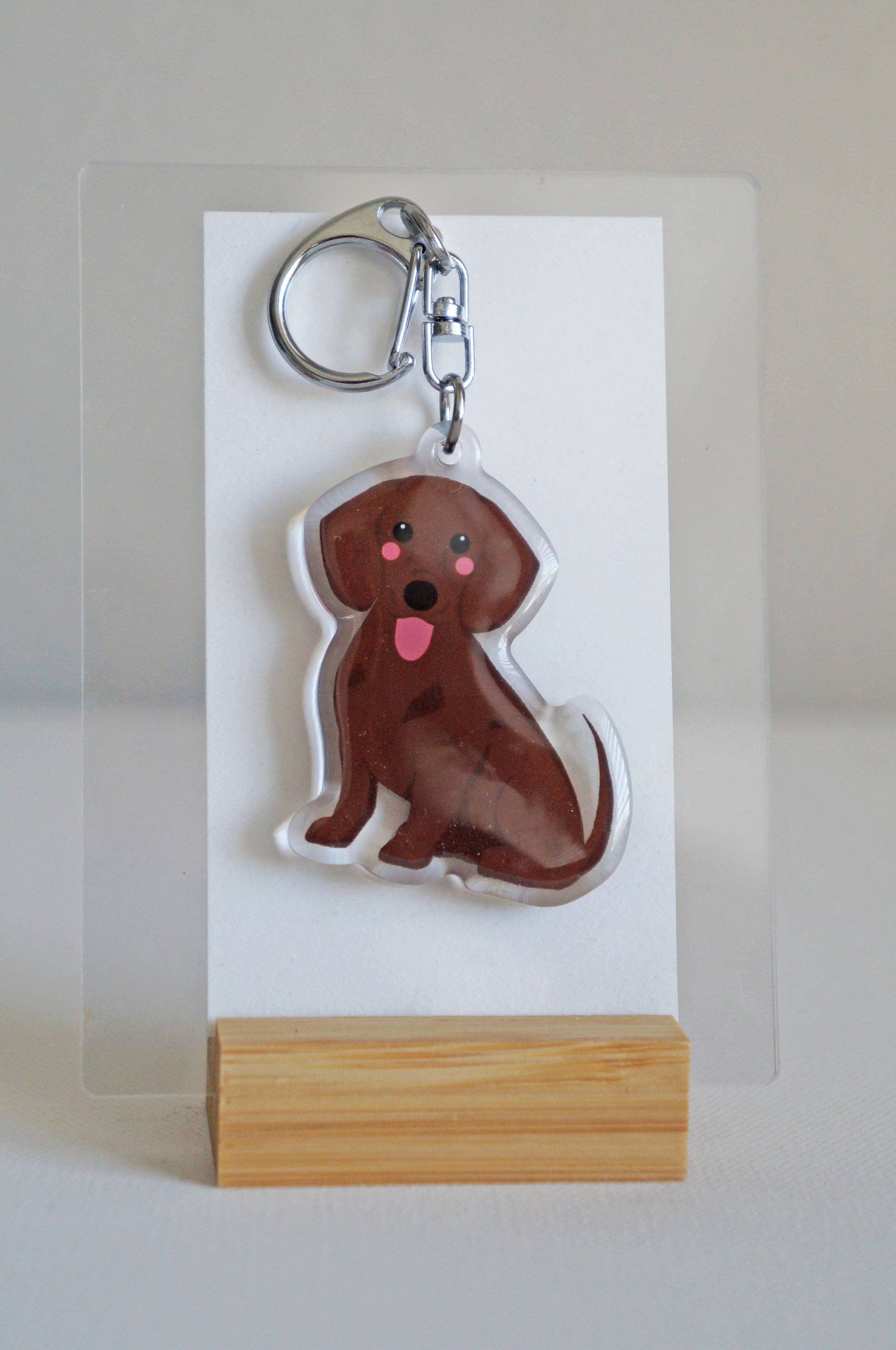 kiwi & WILLOW - Wholesale Keychain - Unisex - Dachshund Epoxy Keychain2