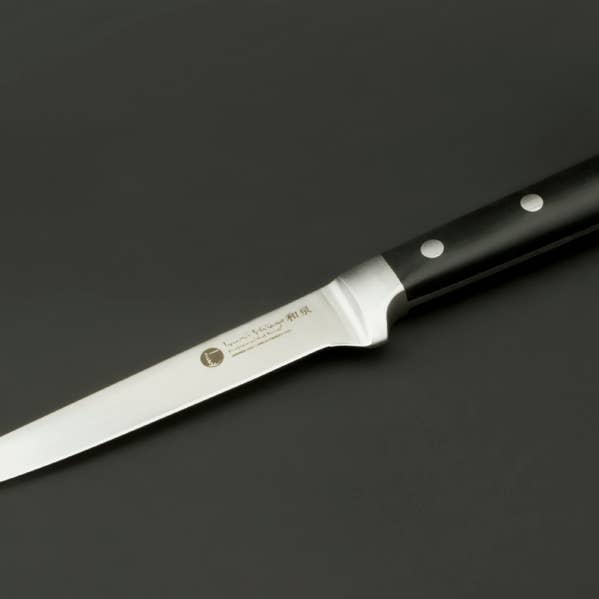 IZUMI ICHIAGO uitbeenmes met Japans staal en handgreep van Tecaran voor wholesale door Ed Mahony