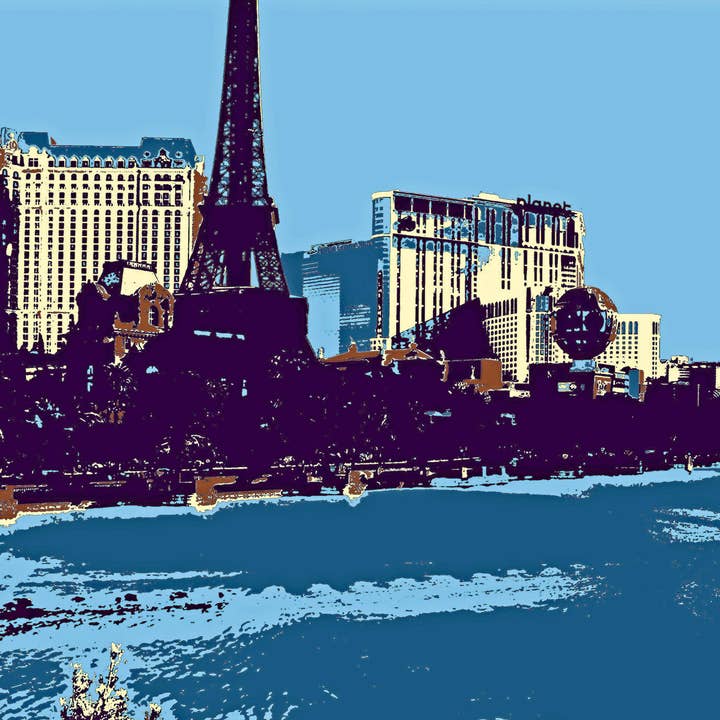 Las Vegas - The Desert City (édition limitée) pour la vente par Nordic Art & Design