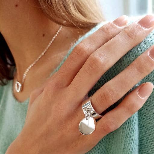 Deux Bécasses - Wholesale Single Stone/Solitaire Ring - Silver ring - Tiphaine0