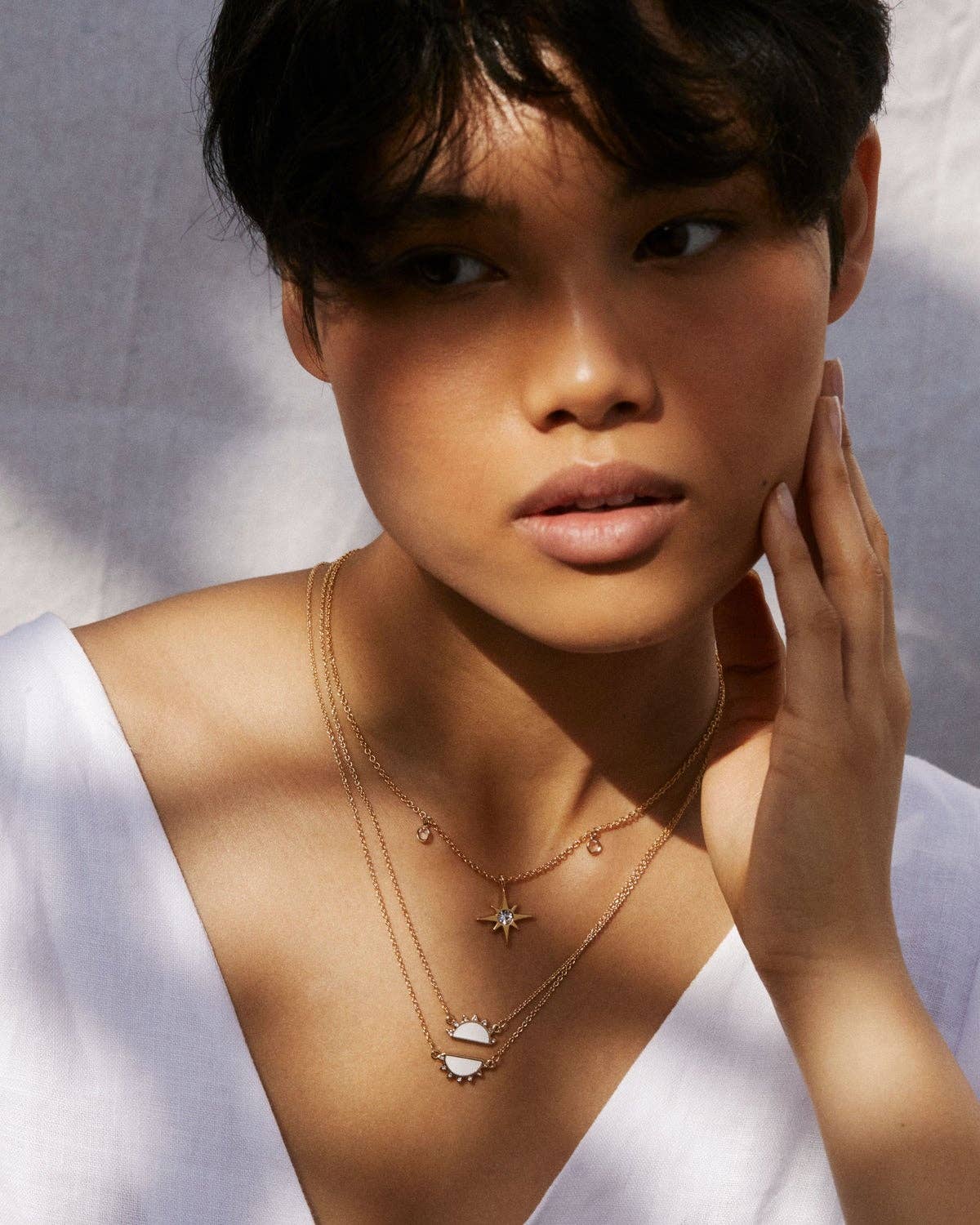 Bianco Collana con scritta «Tu sei il mio sole» in vendita all'ingrosso su Faire5