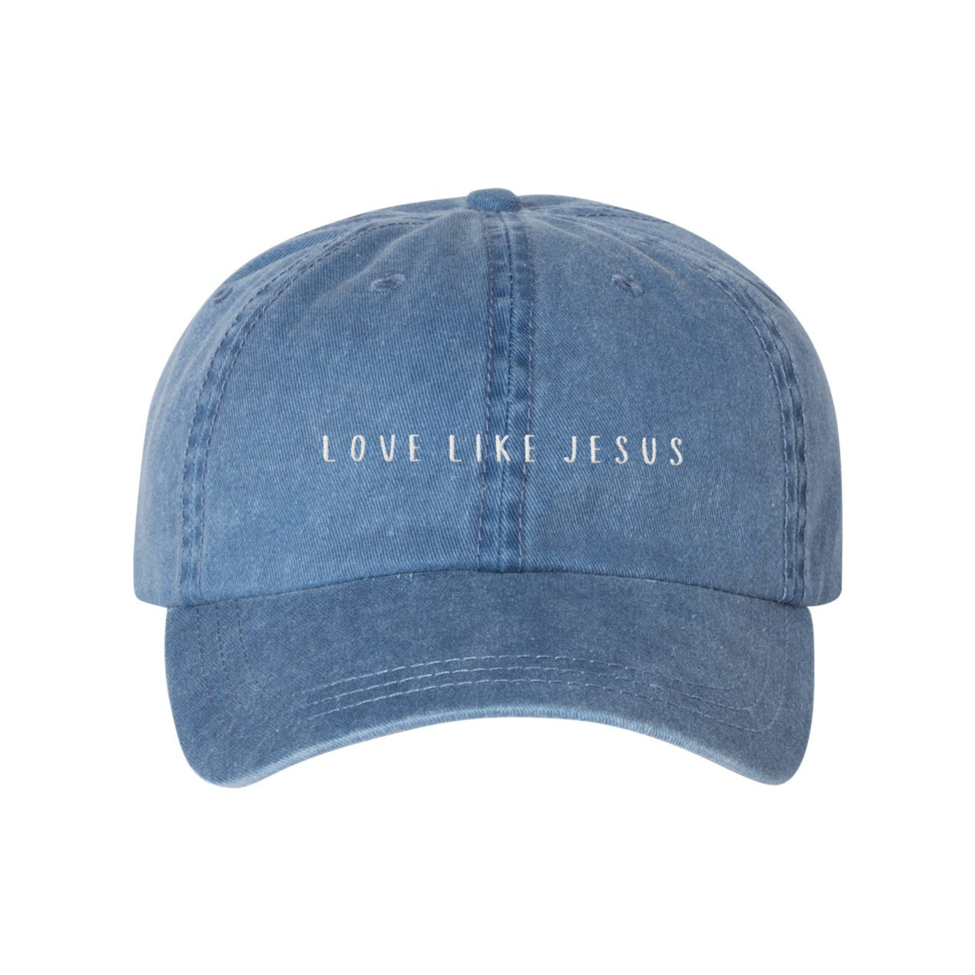 Scripted Pearl - Wholesale Baseball Cap - Women's - Love Like Jesus Embroidered Baseball Cap, Christian Ball Hat16