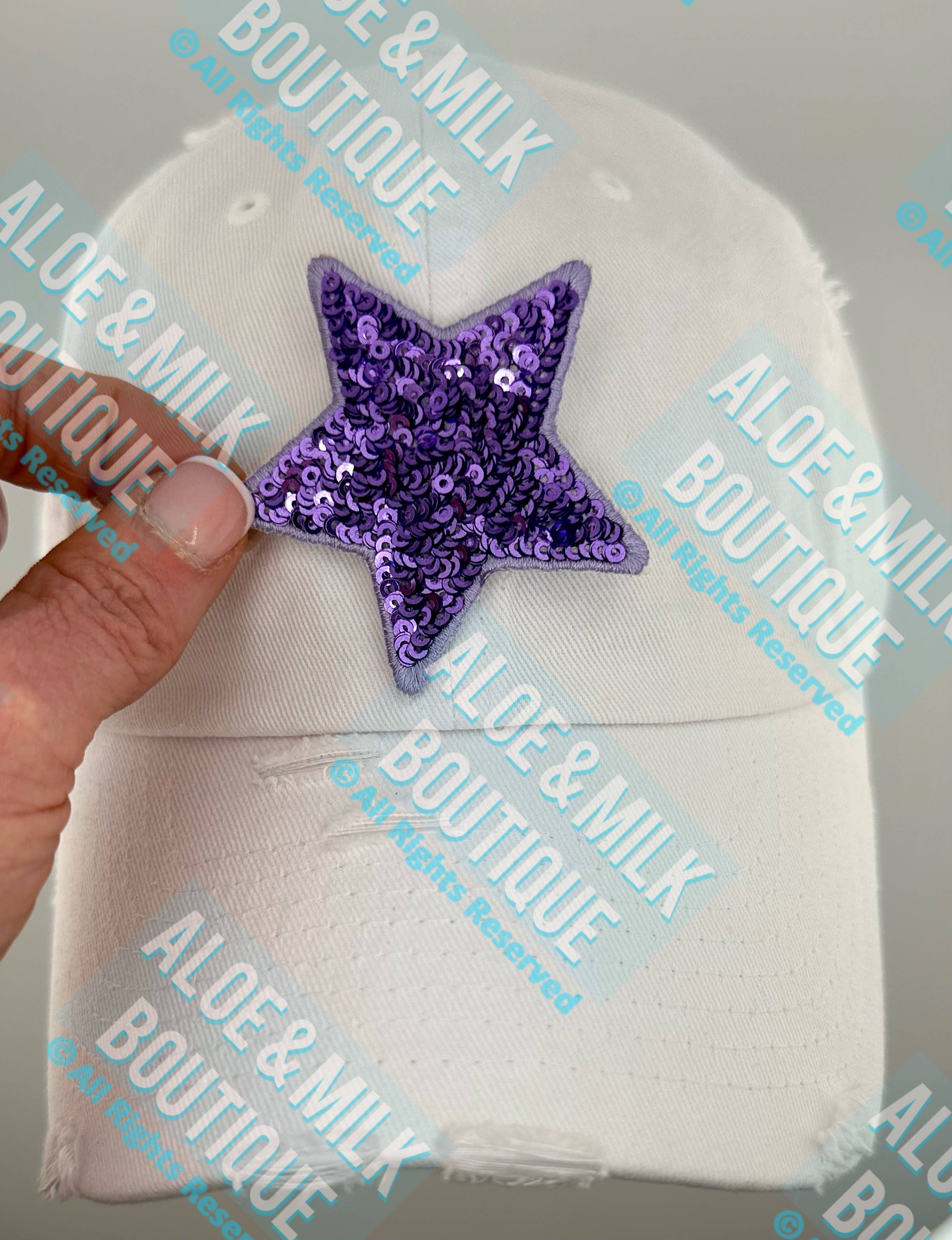 Aloe and Milk Boutique - Wholesale Patch - New Sequin Star Small, sequin star patch, cheer patch11