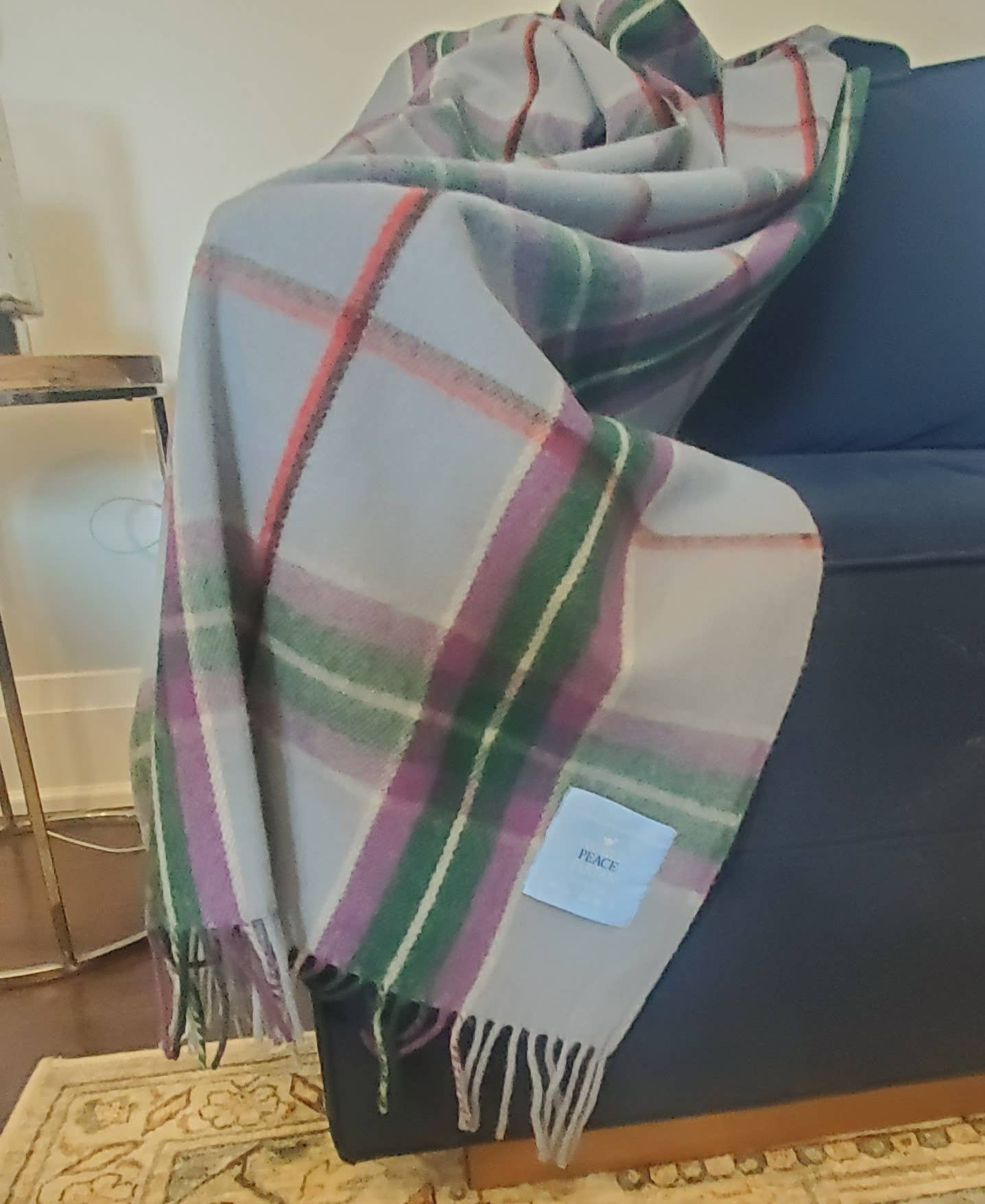 Patrick King Woollen Company - Wholesale Throw Blanket - World Peace Merino Wool Blanket2