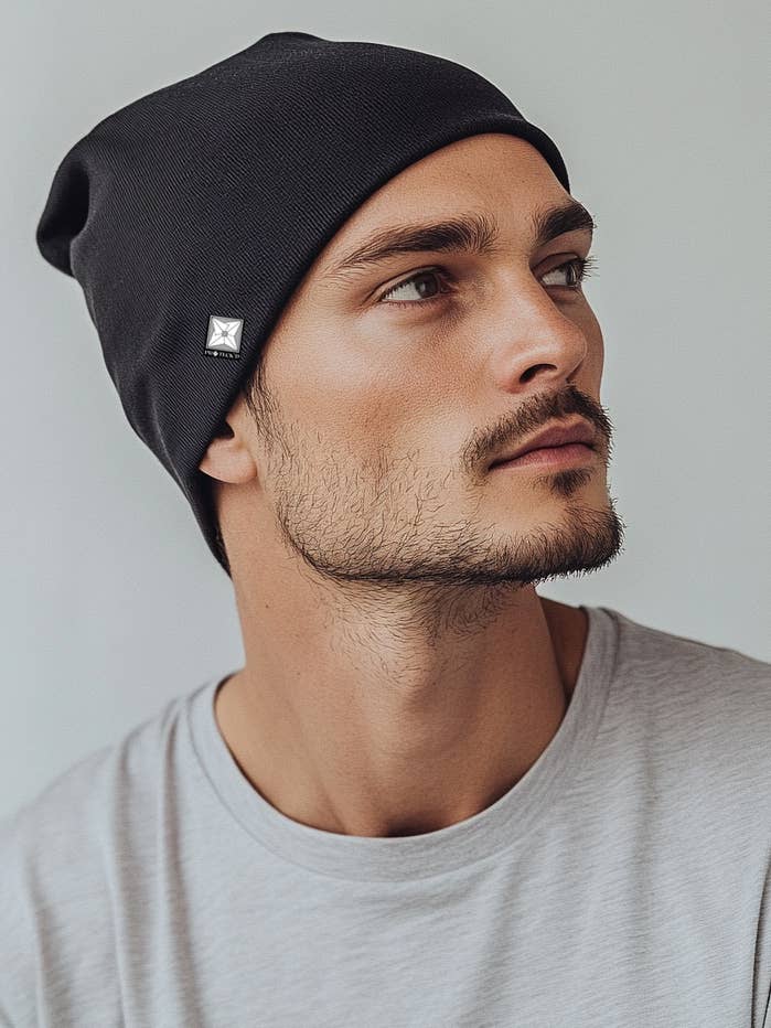 Proteck'd Faraday Lightweight Silver Lined Emf Proof Beanie for wholesale by Proteck'd Emf Apparel