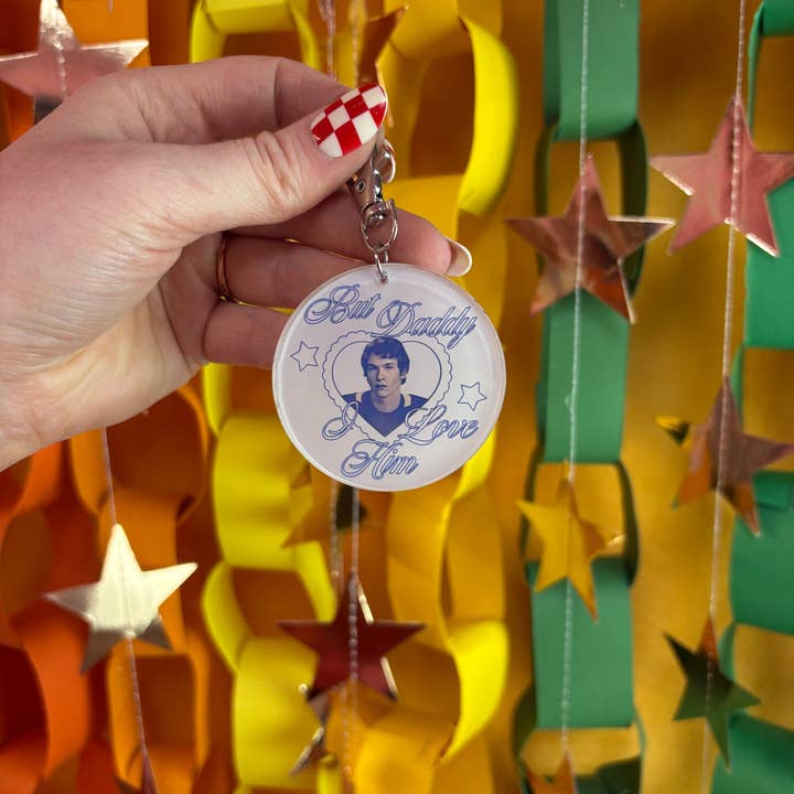 Porte-clés acryliques grands de rivalité chauffée pour la vente par Sunshine Studio