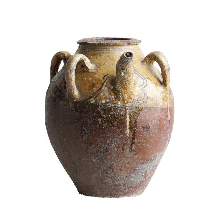 Blue Ocean Traders - Wholesale Decorative Jar - Makou Jar with Handles