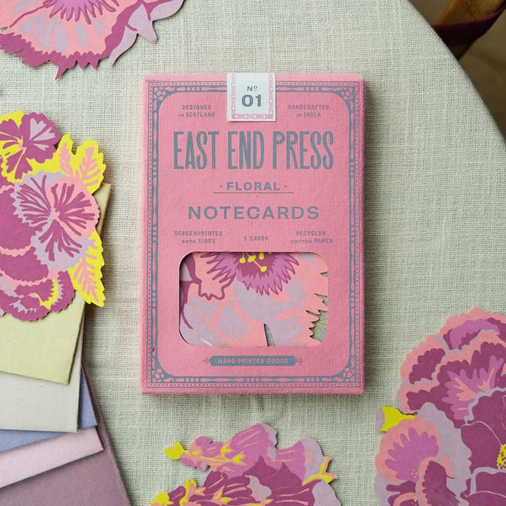 East End Press - Wholesale Stationery/Notecard Set - Floral Notecards Set