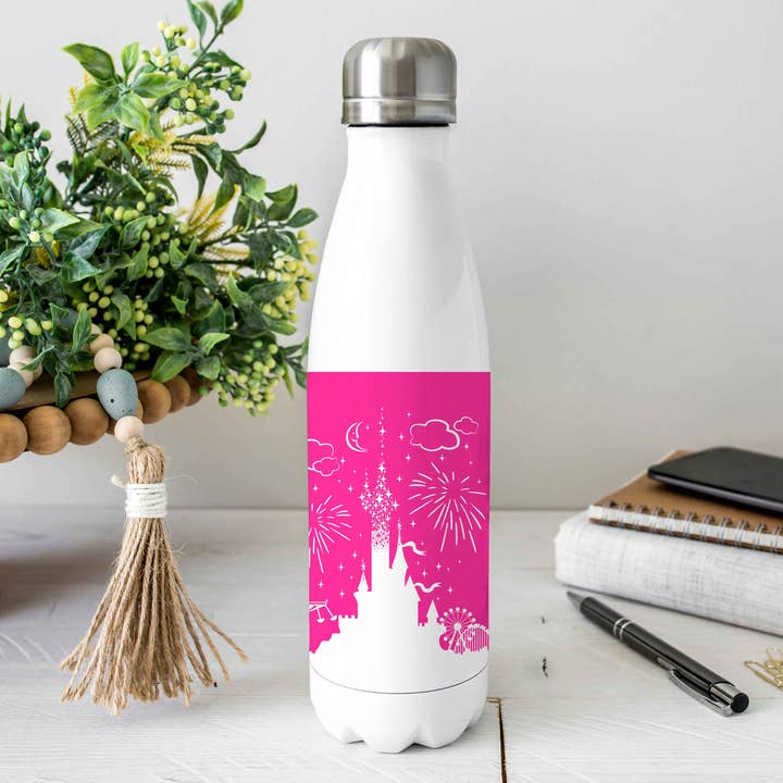 Bouteille d'eau en acier inoxydable Castle pour la vente par Potter's Printing