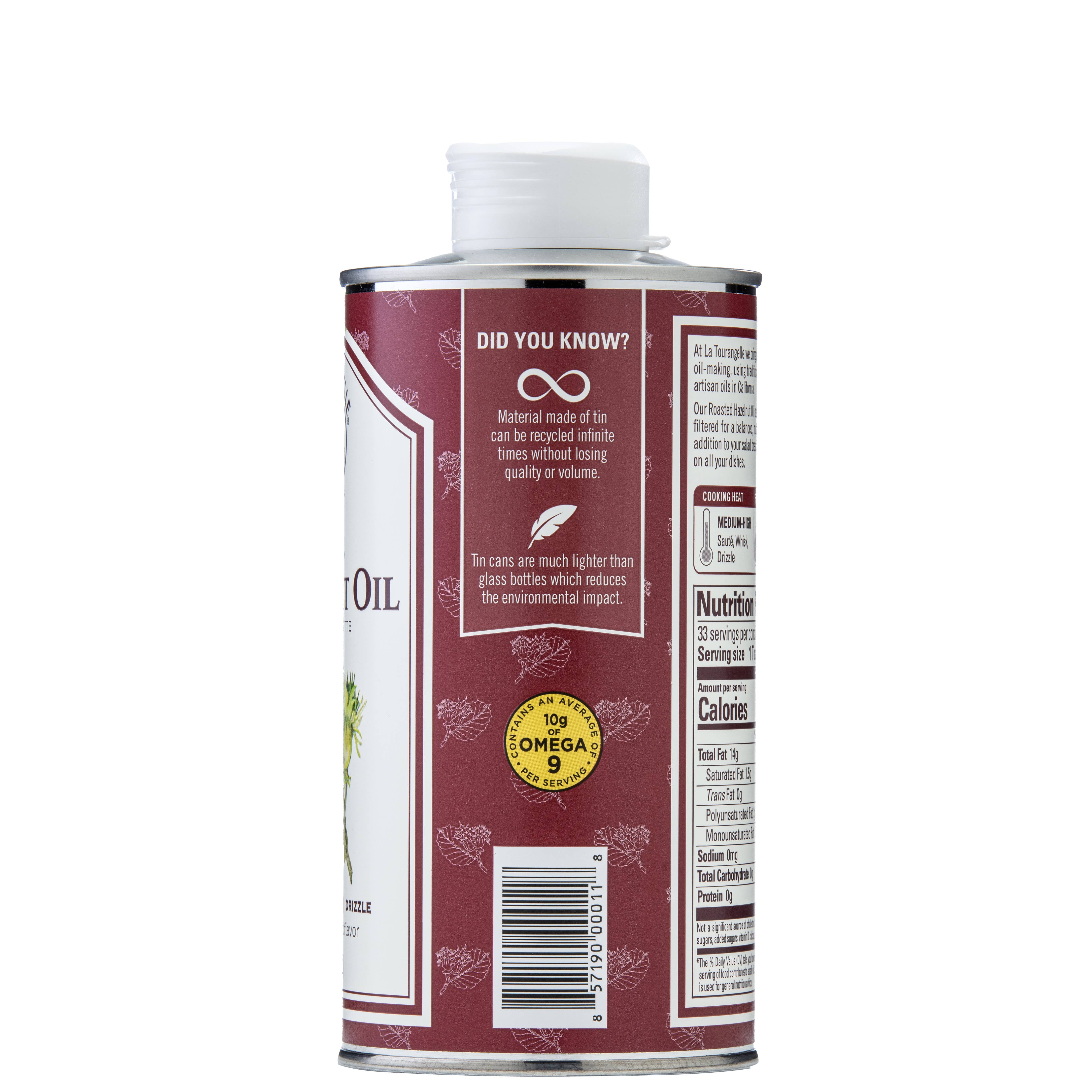 La Tourangelle - Wholesale Cooking Oil - La Tourangelle Roasted Hazelnut Oil - 6 Units2