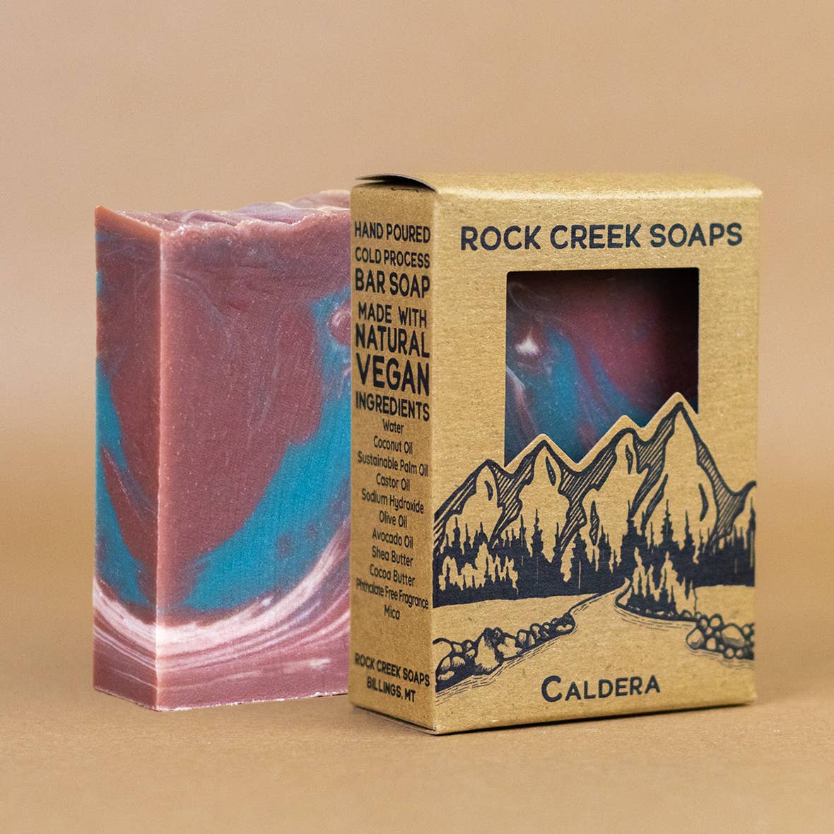 Rock Creek Soaps - Vente Pains de savon - Savon Caldera Bar | Patchouli, ambre, cèdre, agrumes7
