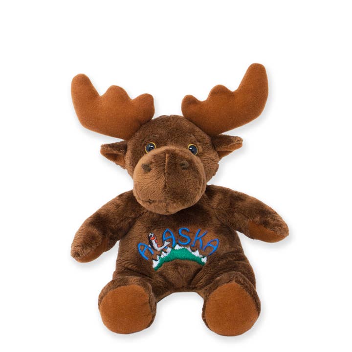 6" Alaska Souvies® Moose for wholesale by Plushology® by RGU