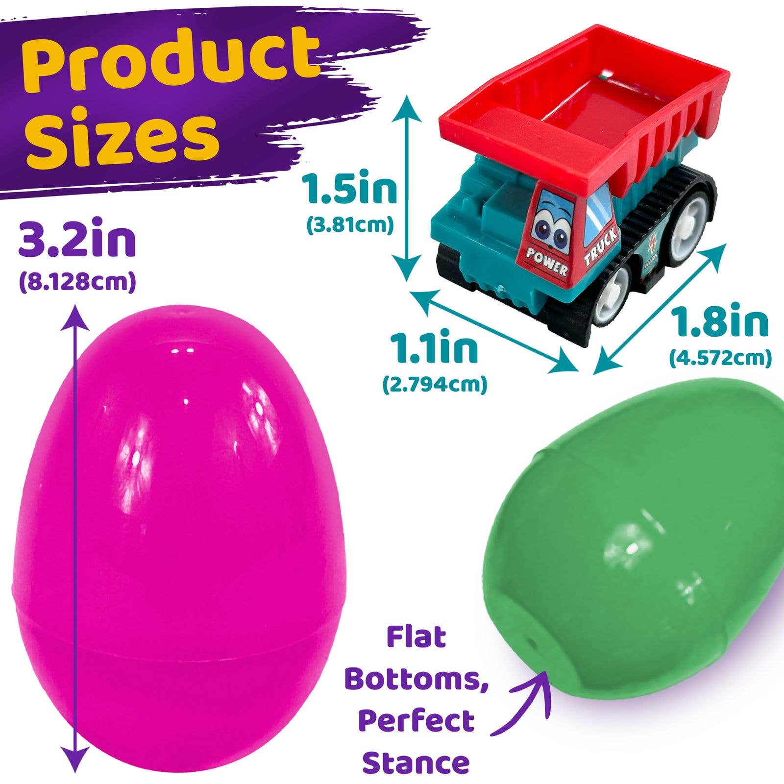 Stargo Brands Llc – wholesale Leksaksbil/Lastbil - Barn – Påskägg med minibil - set om 16 stycken3