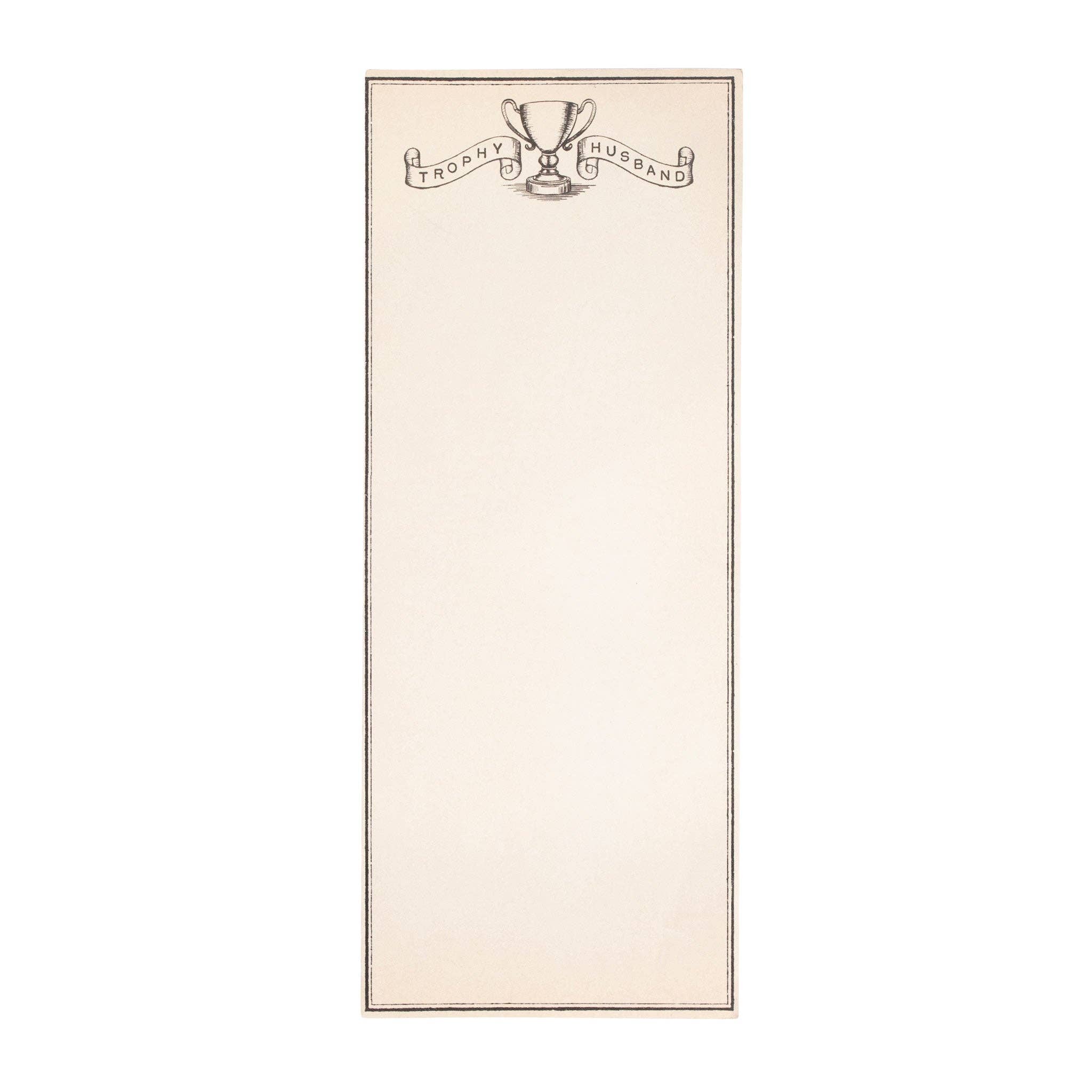 Sugarboo & Co - Wholesale Notepad - Trophy Husband Skinny Notepad0