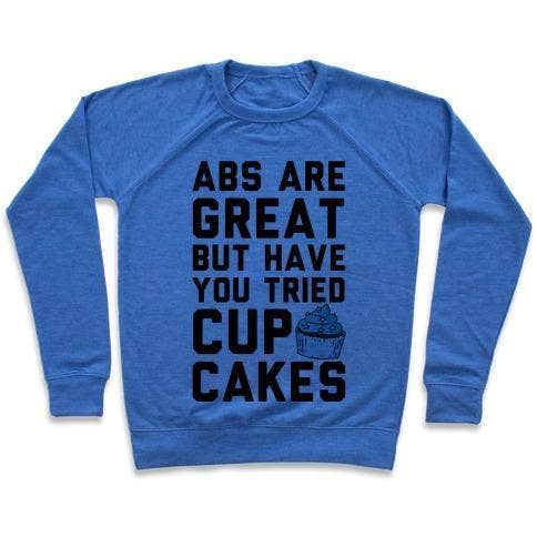 ABS ER STOR, MEN HAR DU PRØVET CUPCAKES SWEATSHIRT for engroshandel hos True Modern