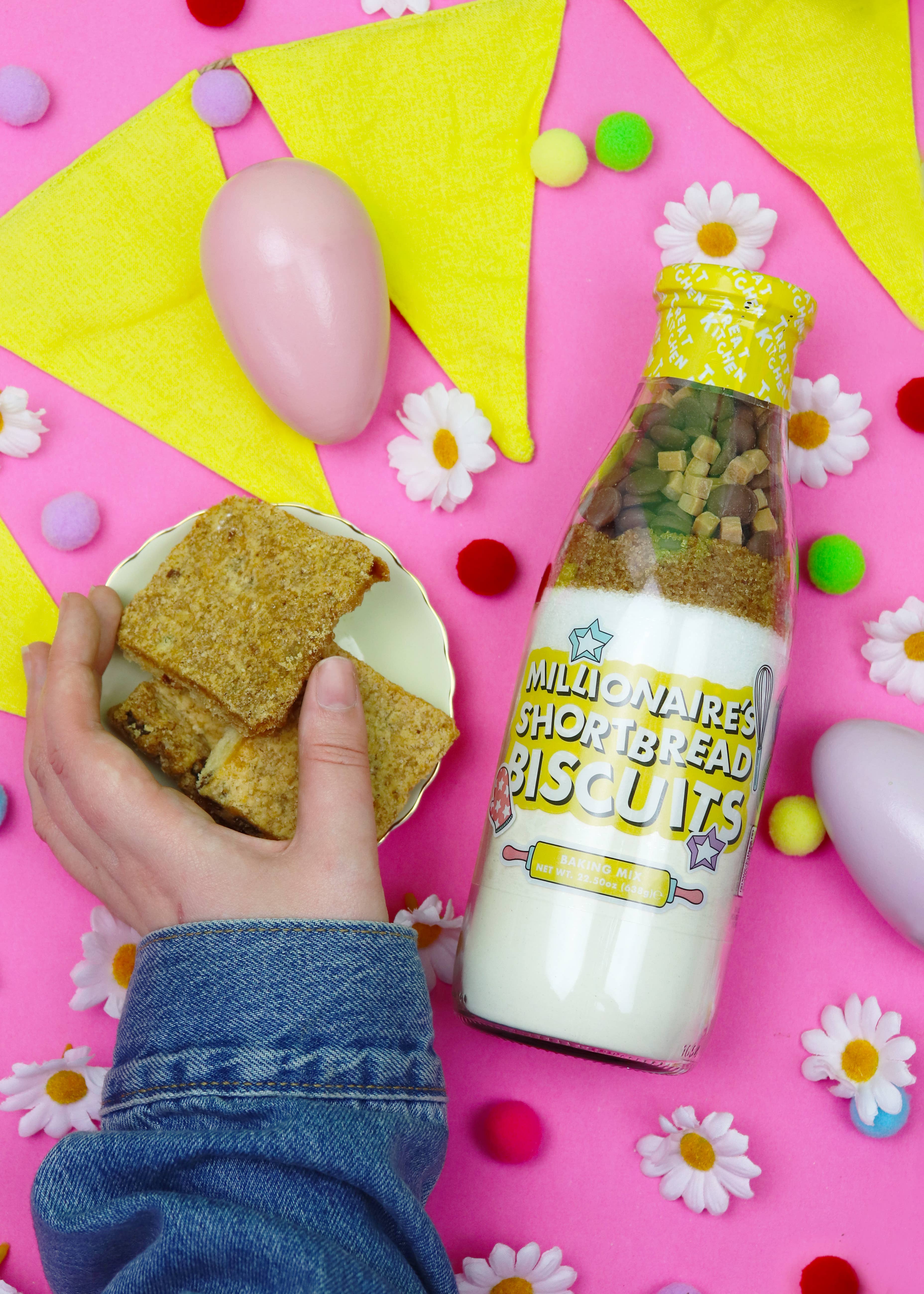 Treat Kitchen – wholesale Biscuit mix – Millionaire Shortbread Biscuit Baking Bottle 3