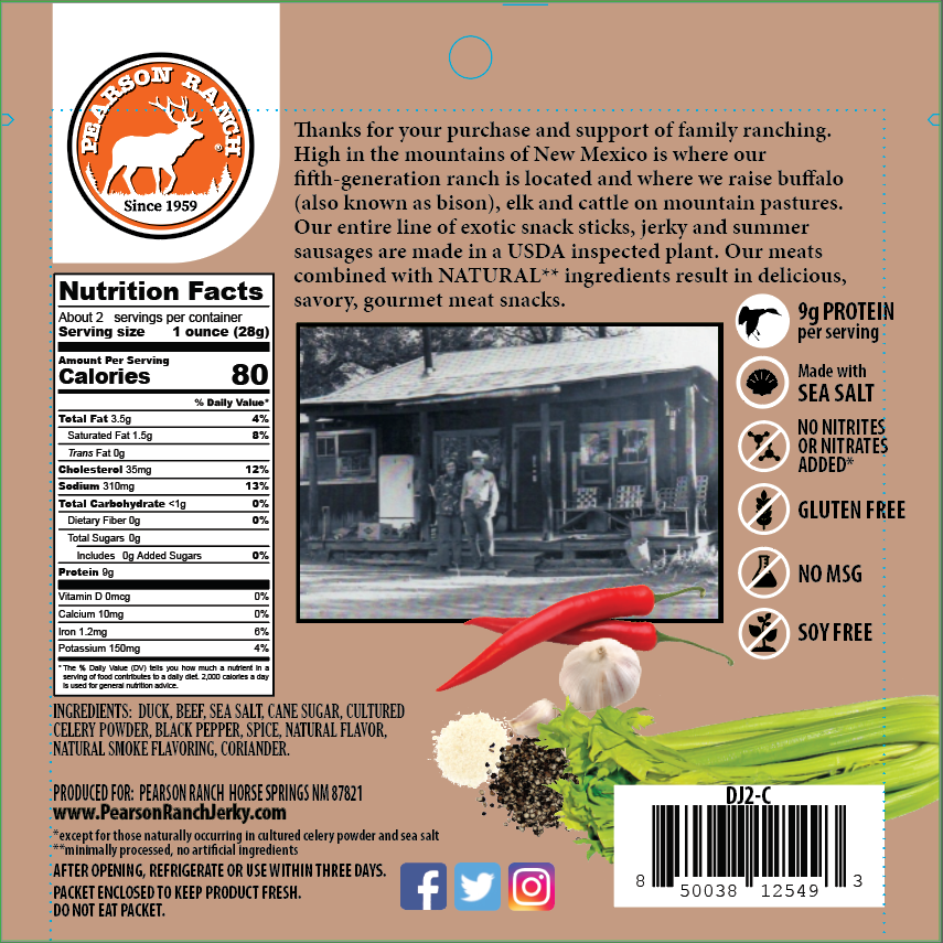 Pearson Ranch Elk & Bison Jerky - Wholesale Jerky - Duck Jerky2