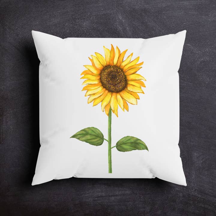 MerikaArt - Wholesale Throw/Decorative Pillow - Sunflower Pillow2