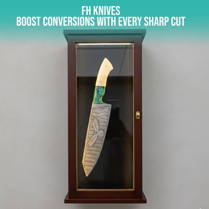 FH KNIVES – Großhandel Küchenmesser – Küchenmesser aus Edelstahl & Lederscheide, Kochmesser8