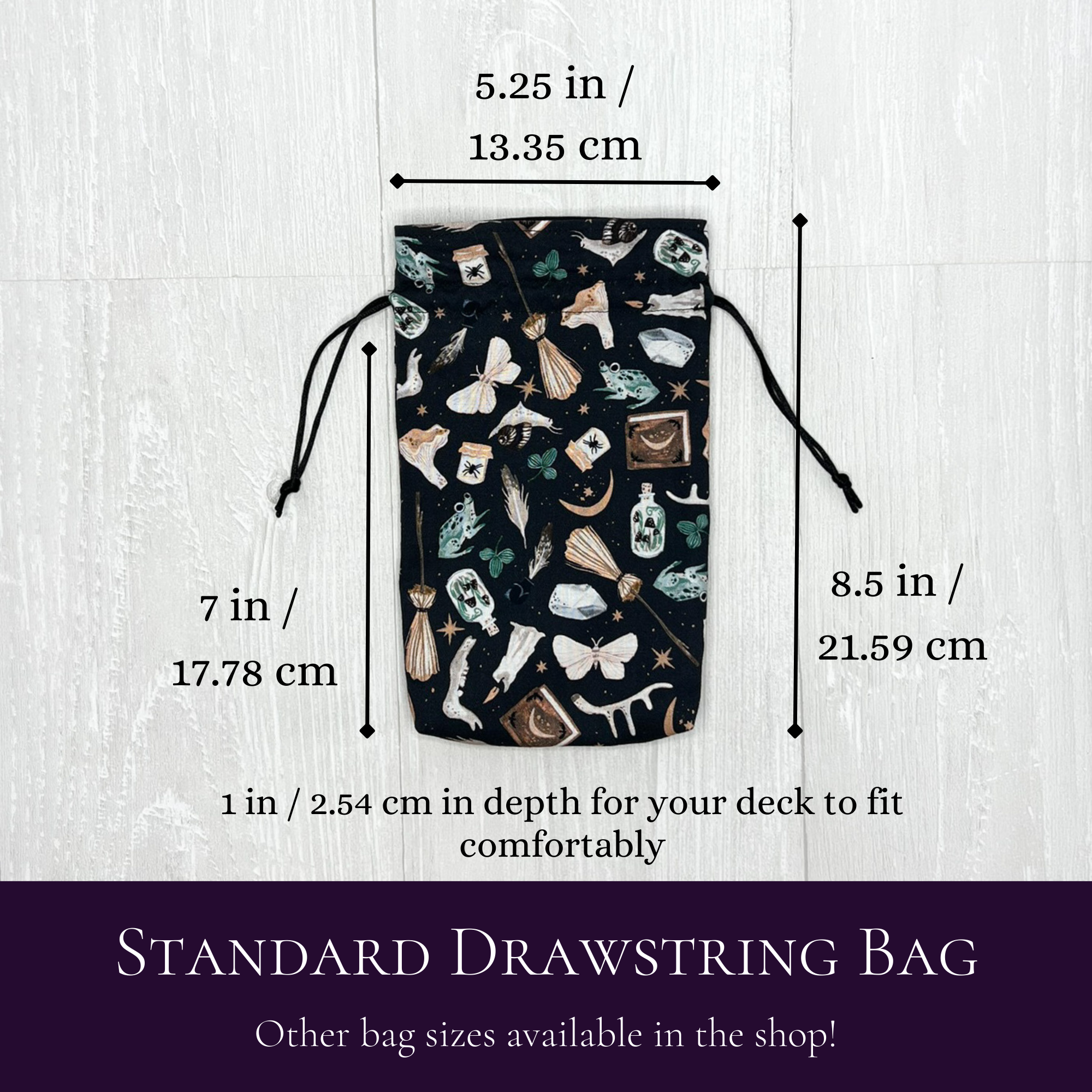 Threads of Tarot - Wholesale Pouch - Women's - Witchy Tools Tarot Card Bag2