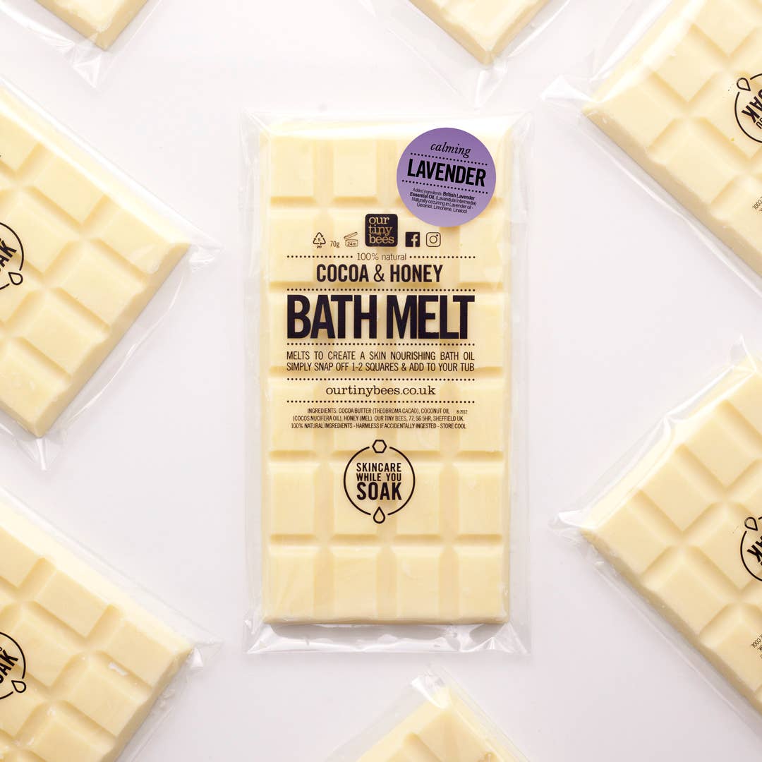 Our Tiny Bees – wholesale Bath/body oil – Lavender Bath Melt 100% Natural / Eco Friendly1