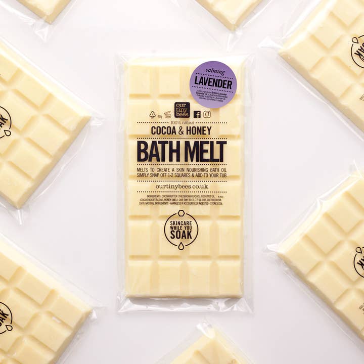Our Tiny Bees – wholesale Bath/body oil – Lavender Bath Melt 100% Natural / Eco Friendly1