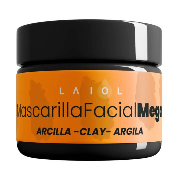 MASCARILLA FACIAL MEGA- ARCILLA - 50 ml para venta al por mayor de Laiol Biocosmetics