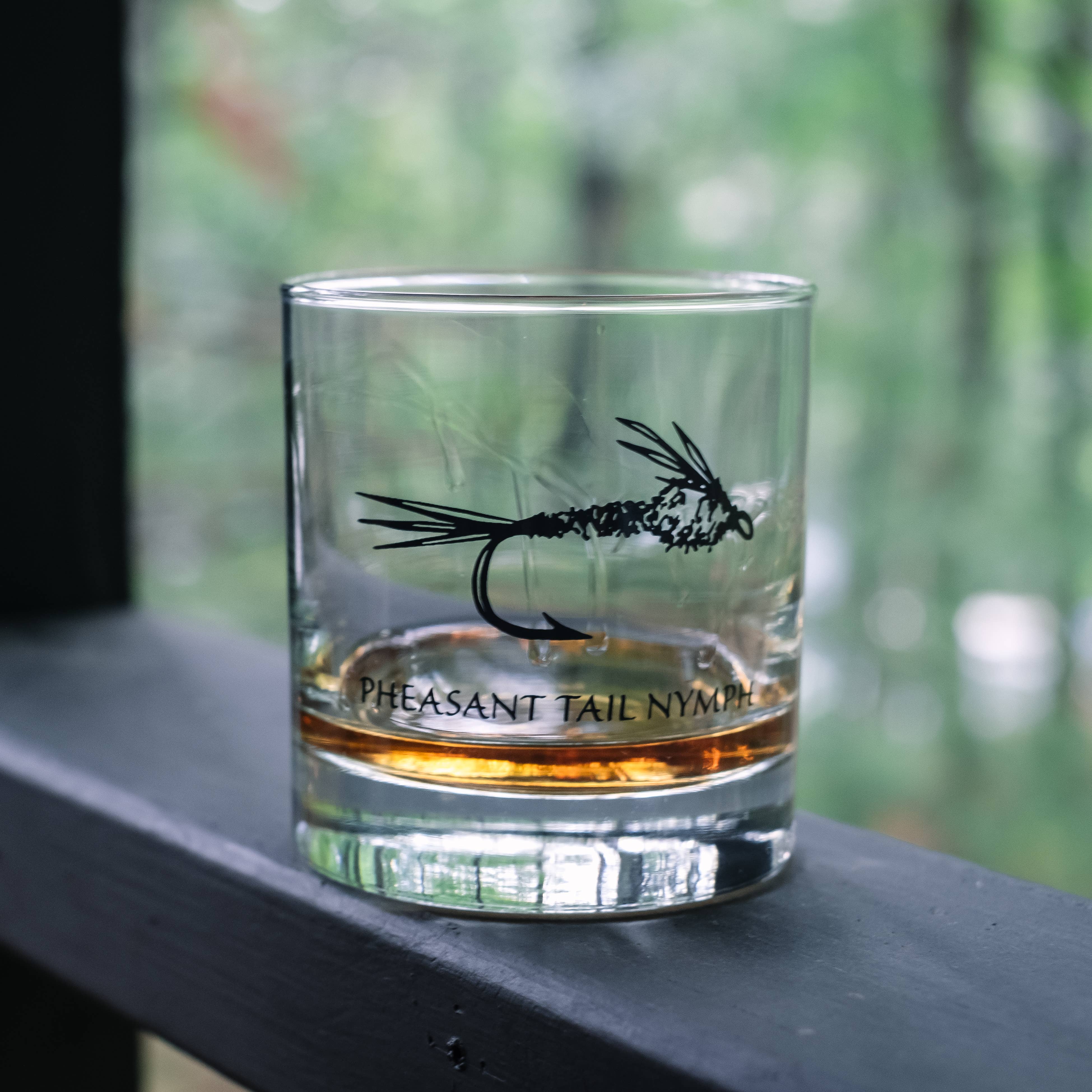 Vital Industries - Wholesale Cocktail/Liquor Glass - Fly Fishing Rocks Glass2