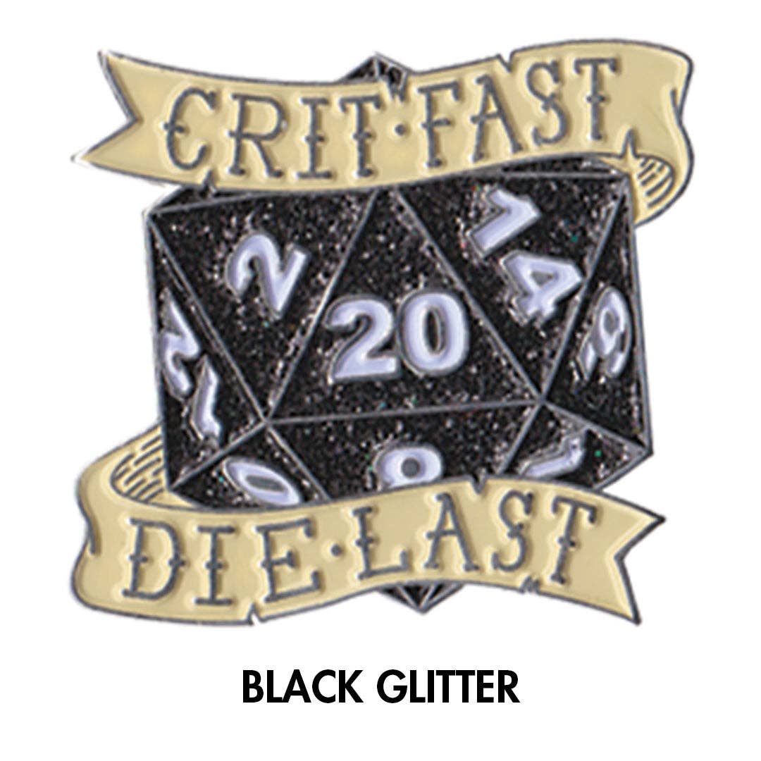 The Raven and the Goose - Wholesale Lapel Pin/Button - Crit Fast, Die Last Enamel Pin7