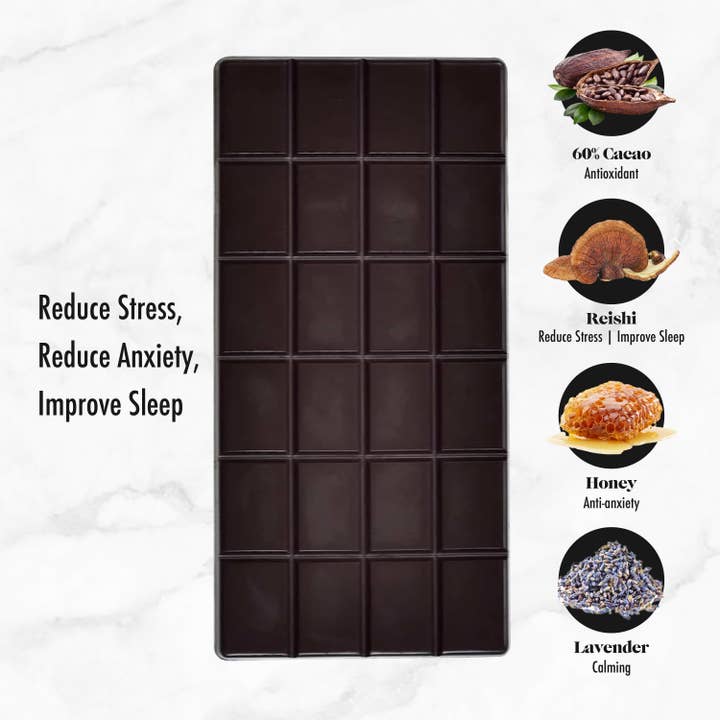 Happie - Wholesale Chocolate Bar - Happie Calm Chocolate