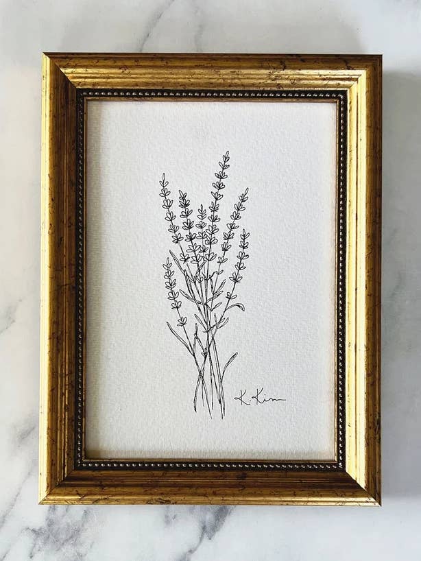 LAVENDER II - Kunstdruk (niet ingelijst) voor wholesale door Krista Kim Studio