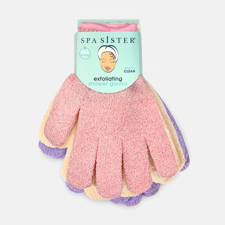 Bath Accessories Company - Wholesale Exfoliating Gloves/Mitts - Exfoliating Shower Gloves - Three Pairs8