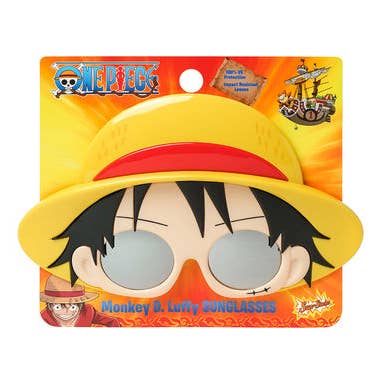 Produit sous licence officielle One Piece Monkey D. Luffy Sun-Staches pour la vente par H2W dba Sun-Staches