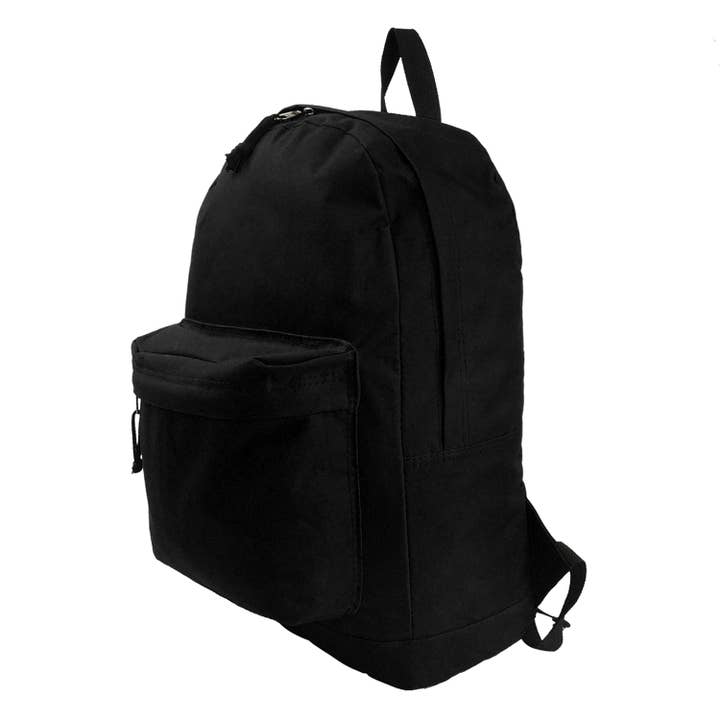 K-Cliffs - Vendita all'ingrosso Zaino - Unisex - Zaino Scolastico Semplice e Classico da 18" Borsa per Libri Basic1