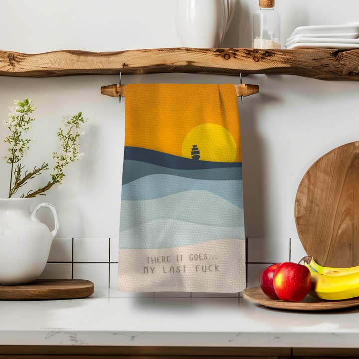 Twisted Wares - Wholesale Tea Towel - Funny Kitchen Towel - Bold Language2