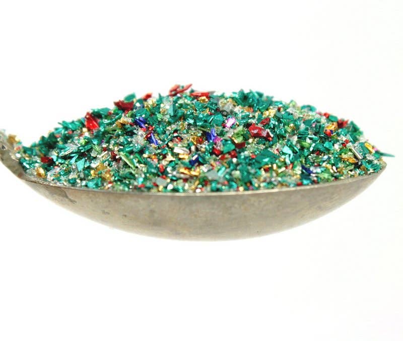 Sea Glass - Medley German Glass Glitter -90 Grit - Bulk Bags for wholesale on Faire6