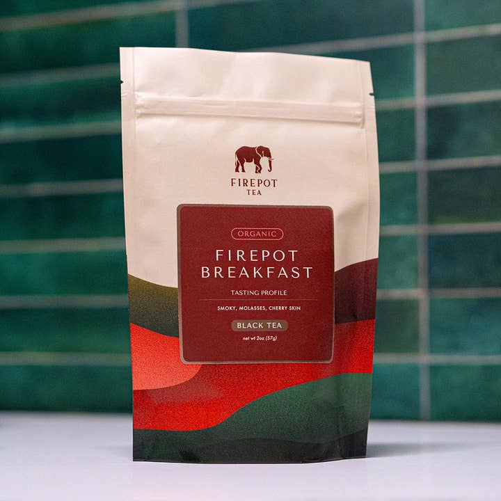 Firepot Breakfast Loose Leaf Black Tea, 2oz Bag for wholesale by Firepot Tea