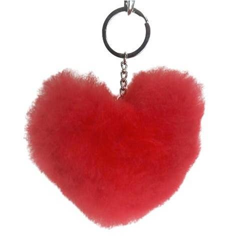 Choice Alpaca Products - Wholesale Keychain - Women's - Alpaca Love Heart Shaped Fur Keychain8