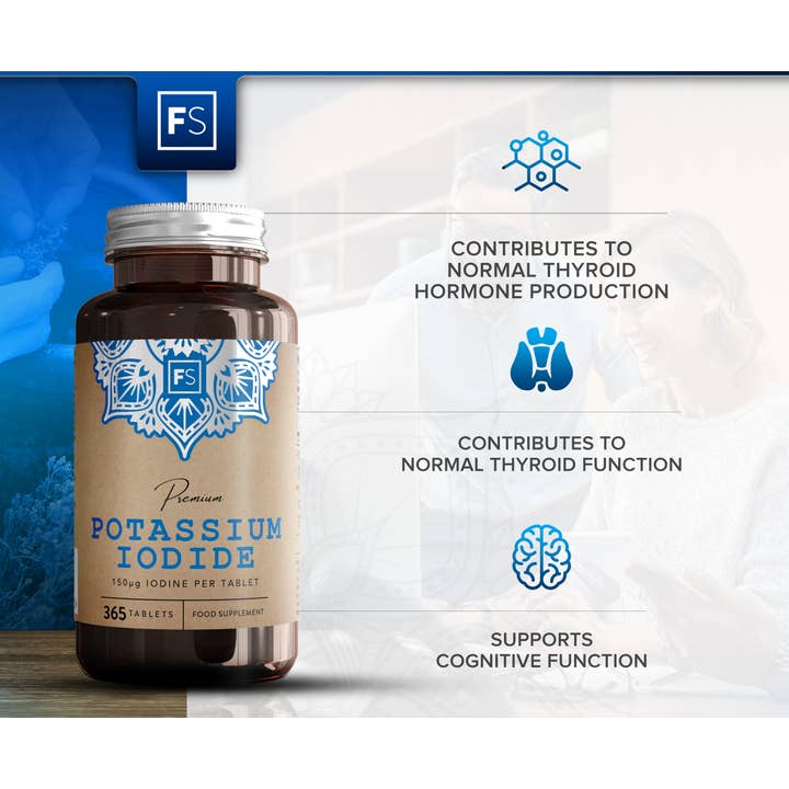 Focus Supplements - Wholesale Oral Supplement/Vitamin - Potassium Iodide 150mcg 365 Tablets3