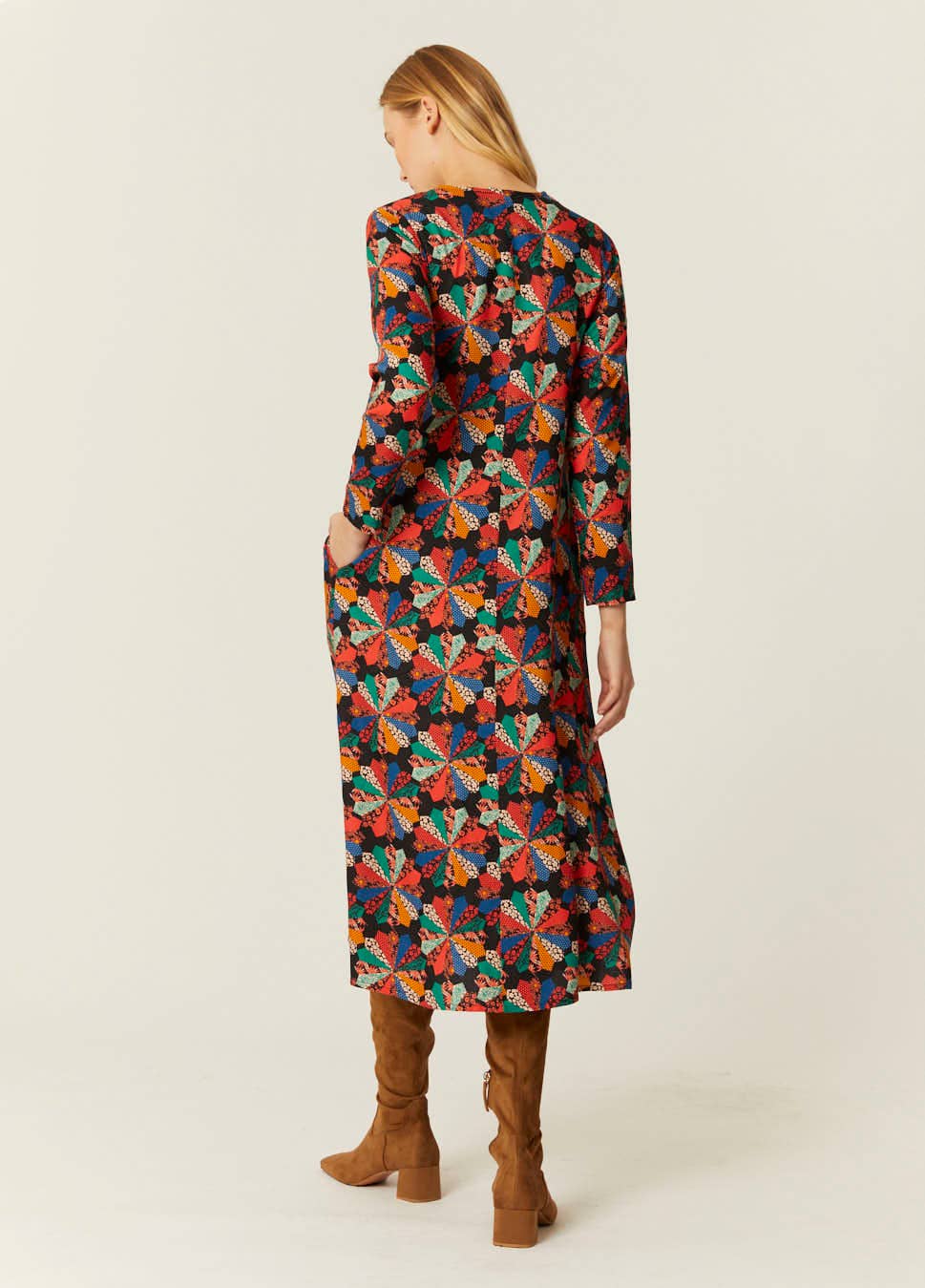 Pepaloves - Wholesale Dress - Women's - VESTIDO ESCOTE PATCHWORK3