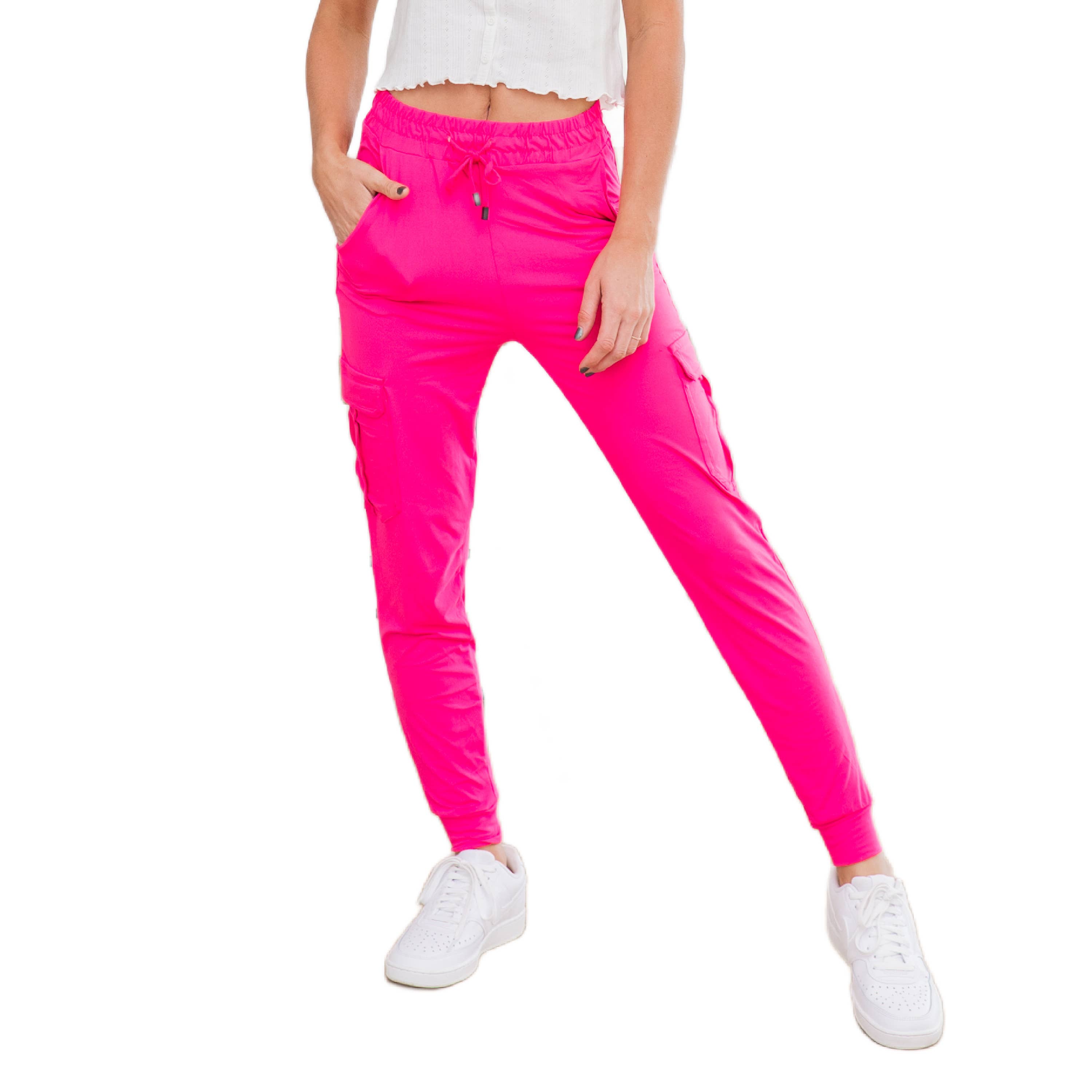 Truly Contagious - Wholesale Lounge Sweatpants/Joggers - Women's - Ultra Soft Joggers w/ Cargo Pocket | S-XL Sizes( CJK01/CA5003