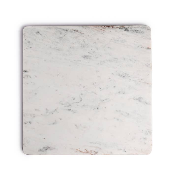 BIDKhome - Wholesale Platter - X-Lg. Square Marble Platter 15" x 15"