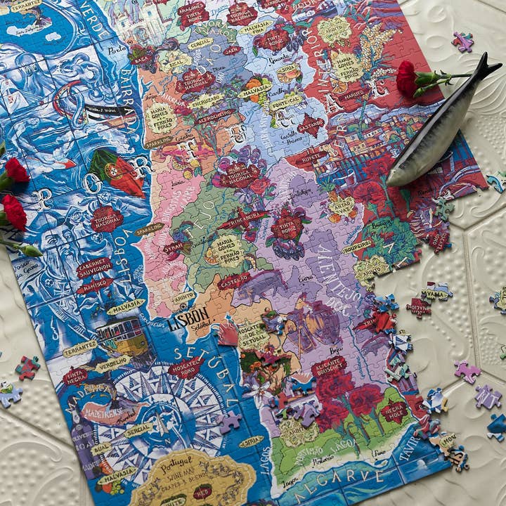Water & Wines – Engroshandel Puslespil - Voksen – Vin Puzzle - Portugal