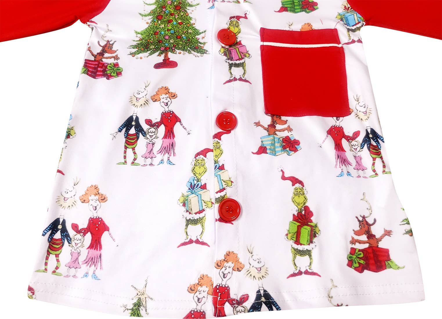 Amor Babee - Vendita all'ingrosso Completo pigiama - Bambini - Svuotamento Magazzino Pigiama Natale da Neonato Maschio a 2 Pezzi con Grinch1