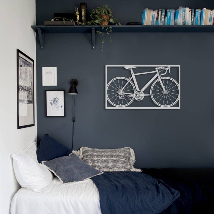 NOXART LLC – Großhandel 3D-Wandkunst – Fahrrad-Metall-Wandkunst - APT2176